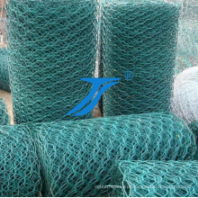 Malha sextavada Gabion / Gabion Bastket do fio revestido do PVC / caixa de Gabion